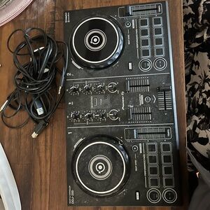 PIONEER Black DJ Controller with Dual Decks
